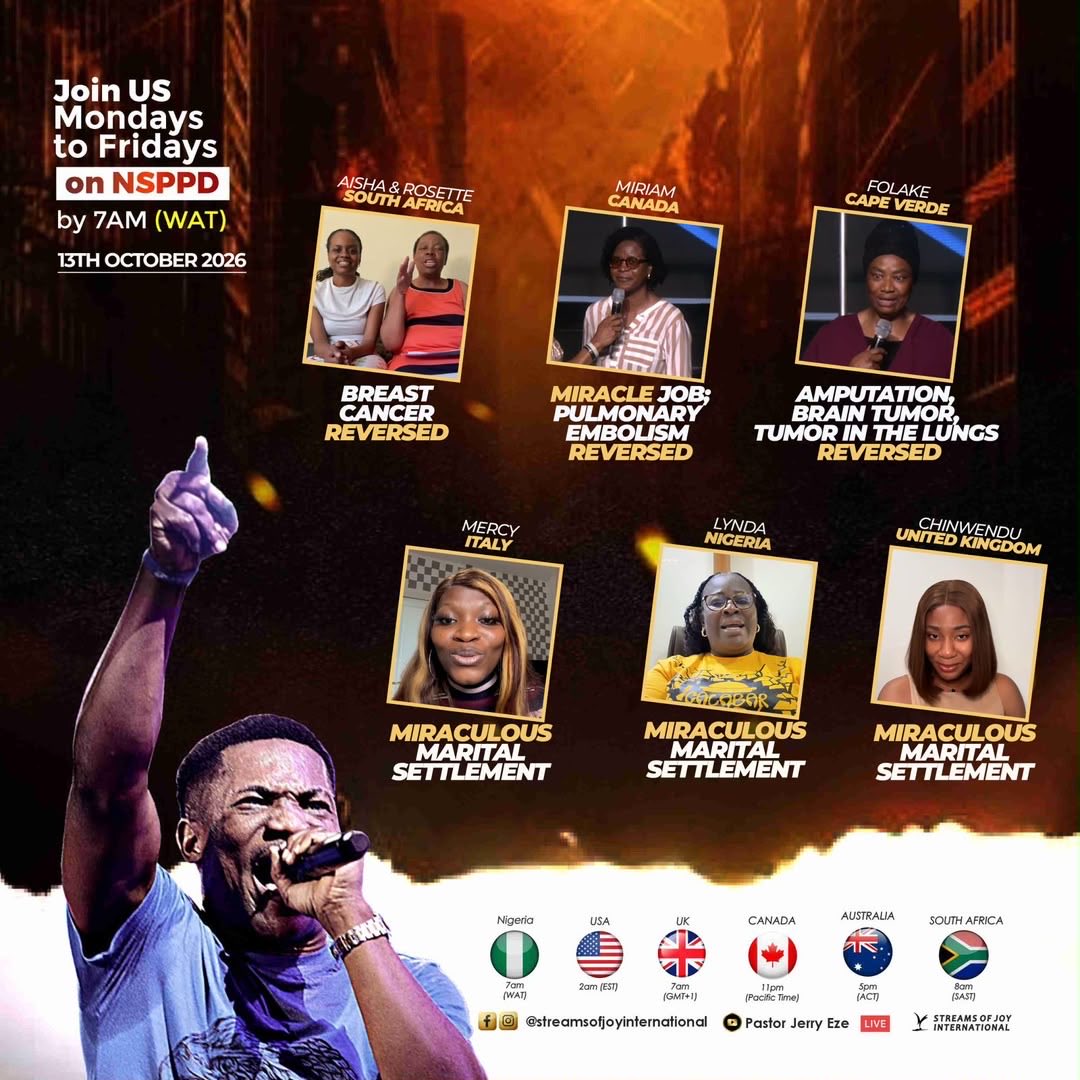 SOJToronto's tweet photo. IT DID NOT END THE WAY THE DEVIL PLANNED IT 🔥 🔥 🔥
What God cannot do does not exist!!!
#NSPPD
#7amfireprayers
#PastorJerryEze
#StreamsofJoyToronto🇨🇦
#StreamsOfJoyInternational https://t.co/qAUD8TH1F4