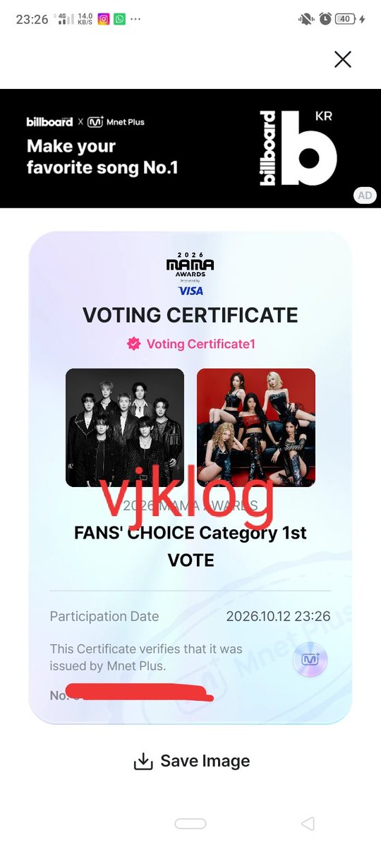 vjklog's tweet photo. @dynaaiu Izin ikutan kakk

I vote #BTS for Fan’s Choice Male at #2026MAMAVOTE https://t.co/aJ1a0zPkCO