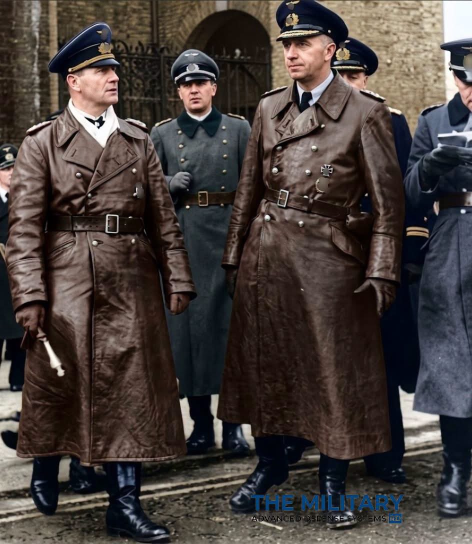 MarseilleH41515's tweet photo. Field Marshal Erwin Rommel with Admiral Friedrich Ruge during an inspection at the U-boat base in La Rochelle, France, on February 12, 1944. https://t.co/AvMk8rW63y