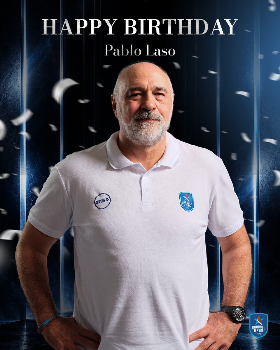 tribunhubcom's tweet photo. SON DAKİKA
İyi ki doğdun Pablo Laso! Happy Birthday Coach! ¡Feliz cumpleaños Pablo! #SahayaHükmet #RuleTheCourt
Detaylar: https://t.co/L89Uog1CyJ
#TribünHub https://t.co/q3aoWkXPp0