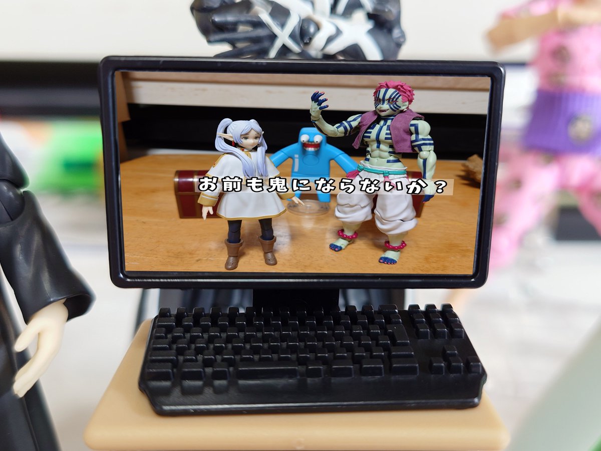 snsage_1's tweet photo. PUNI☆MOFU シャオ ママ

が先に届いてたそうです。

パチ組は今度のシフトの公休日に
始めようかな
＜(´⌯ ̫⌯`)＞むふー https://t.co/odhUPHHwX2