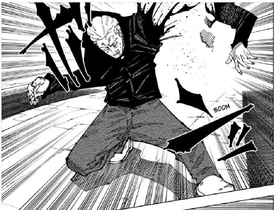 Herarudarling's tweet photo. @KashimoCT when this panel for example gets animated they'll claim its an upscale as if in the manga itself kashimo wasnt giving belt to ass against hakari https://t.co/gU0FjpvRmX