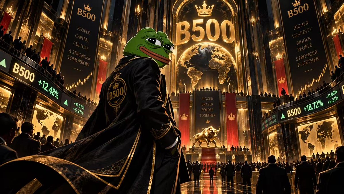 B500bnb's tweet photo. Stocks used to live behind brokers, borders and market hours.

Now they’re moving onchain.

B500 is here for what comes next.

Real stocks.
Onchain.
No suits. https://t.co/UySENGh4A4