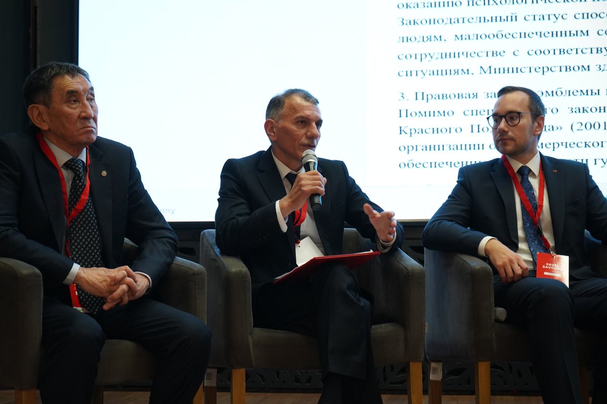AzRedCrescent's tweet photo. The Azerbaijan Red Crescent Society participated in a forum dedicated to volunteering, operational readiness, and international cooperation was held in Astana, Kazakhstan, on October 7–8, 2026. https://t.co/gSQ7H2mNLy