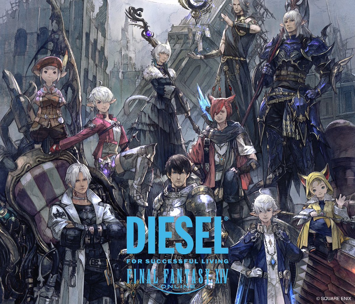iwataya_honten's tweet photo. 【いよいよ明日から開催📣】
DIESEL × FANTASY XIV ポップアップストア
▪︎10月14日(水)〜20日(火)
▪︎岩田屋本店 本館1階 KIRAMEKI BOARD
初日10月14日(水)のご購入についての詳細は、本投稿に続くリンク先よりご確認ください。 https://t.co/IX4fnAITTz