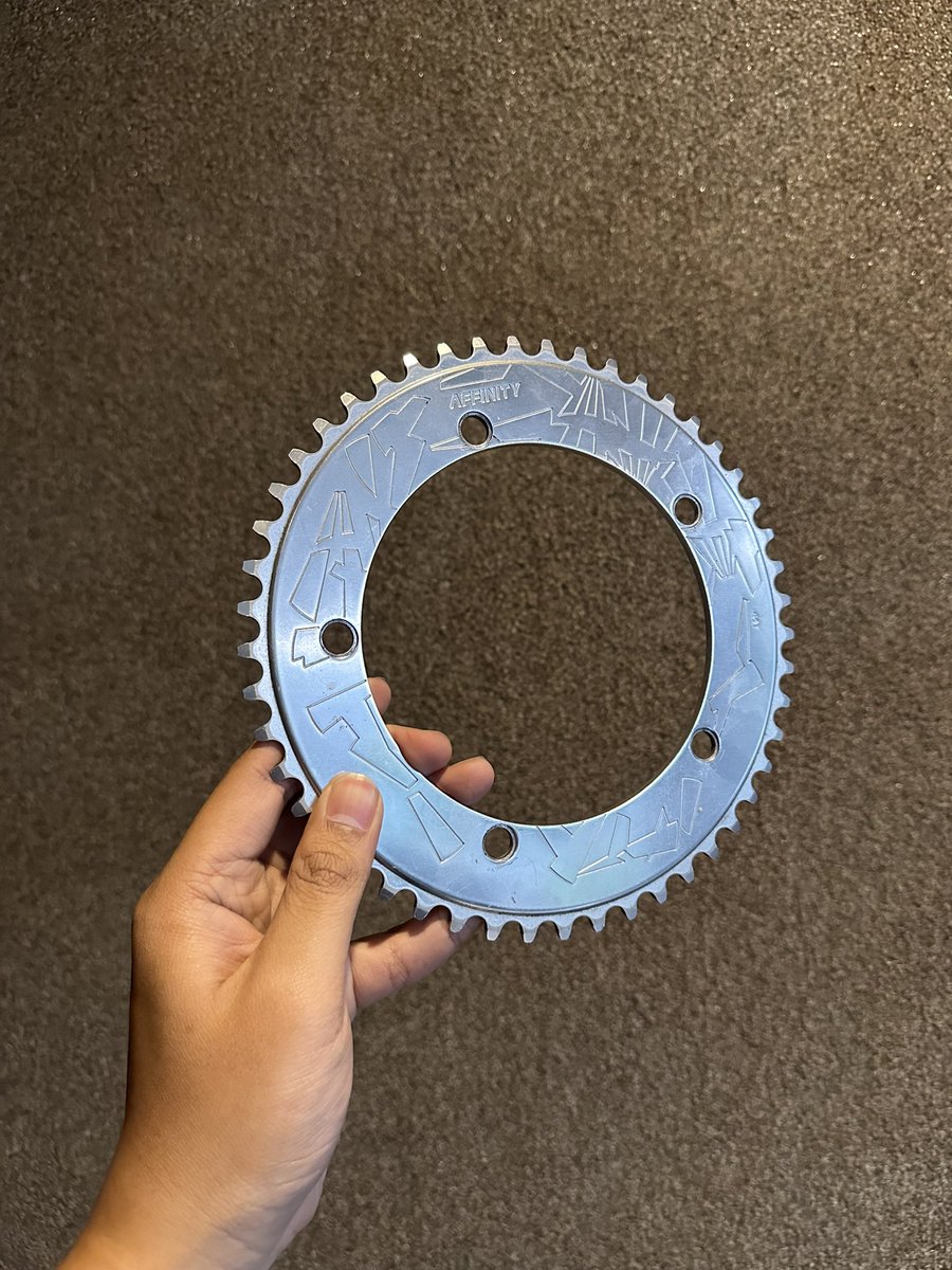 BekasNcc's tweet photo. WTS !!!
GQQD CONDITION 

Type : Chainring Affinity Pro Track 49T

Price : Rp.900.000,-

DM For More Info 🔥

#fnfjb https://t.co/n0iKXZ8hX4