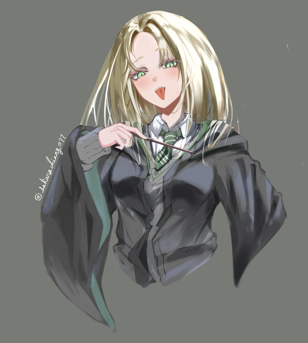 sakuraChiang077's tweet photo. なに見てんの。舌、気になる？
#malfoy #malfoid https://t.co/BixweeWelu