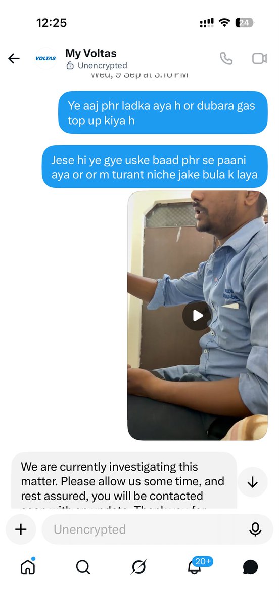 DeepakPehalwan's tweet photo. @myvoltas itni complain k baad bhi solution nhi mila https://t.co/S6eUjQovJi