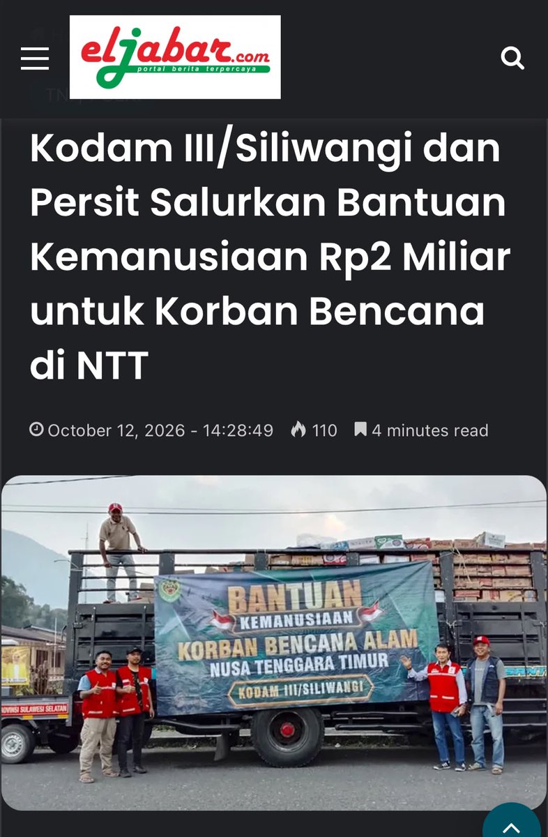 Nuriisnaw's tweet photo. Gempa melanda, banjir menggenangi, TNI turun tangan. Bukan sekadar tugas, tapi panggilan nurani untuk menolong sesama warga negara.
Kerja Tanpa Lelah https://t.co/N8bDmgUnex