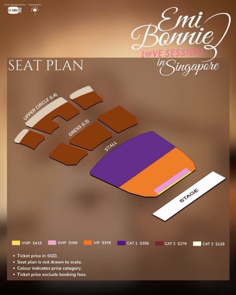 missguzmanreyes's tweet photo. WTS
EMIBONNIE LOVE SESSION in SINGAPORE 🇸🇬 

Available tickets;
 VVIP 
 VIP 
 Cat 2 

Global fans Dm
DM if interested 

#EmiBonnieLoveSessionSG #EmiBonnie #ANY #GMMTV https://t.co/iJgVnc91Ok