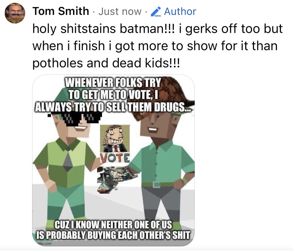 TheStateIsAGang's tweet photo. @RealTomPowellJr idiots https://t.co/yextQSqBWd