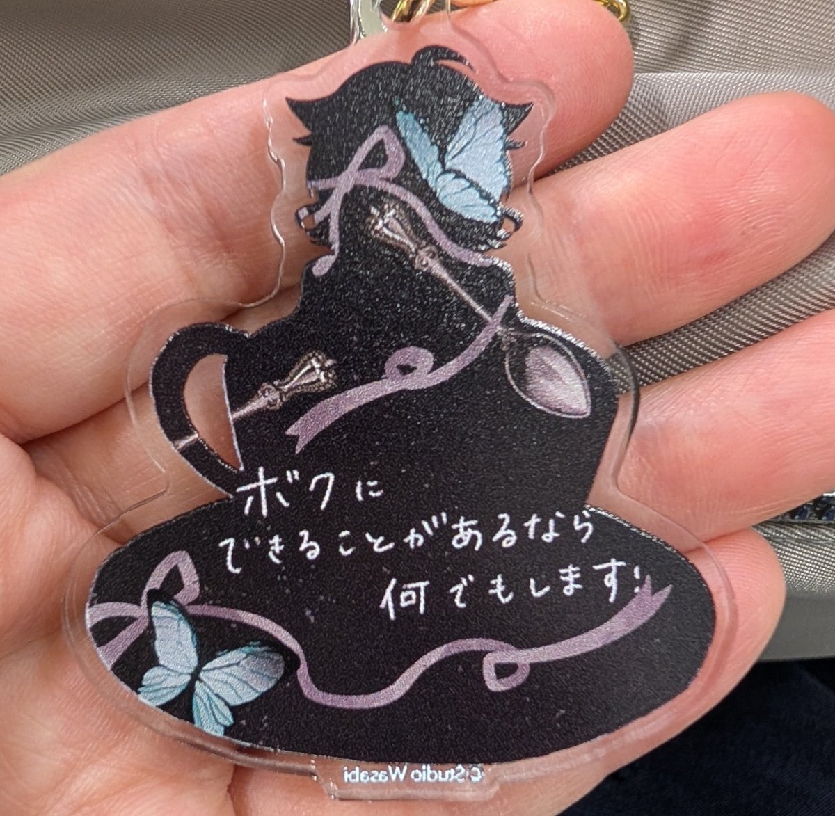 mejirooshi's tweet photo. ついに身につけられるグッズを買ってしまった…ラムリ、優しい。 https://t.co/vkxp0YWJLS
