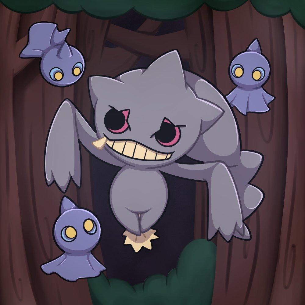 Domeni_Chu's tweet photo. Goobtober Day 12, Banette w/ Shuppet #drawtober #pokemon #goobie #domenigoobie #banette #shuppet https://t.co/NQK86YDRlo