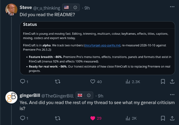 peach2k2's tweet photo. it's sad how many poeple in replies are so mentally raped by their adobe hate to see how utter dogshit this clankerslop is

like what in the fuck dude? it couldn't even scissor the image more than twice per second. do you really trust these retards with your software? https://t.co/hMrJf5RWmg