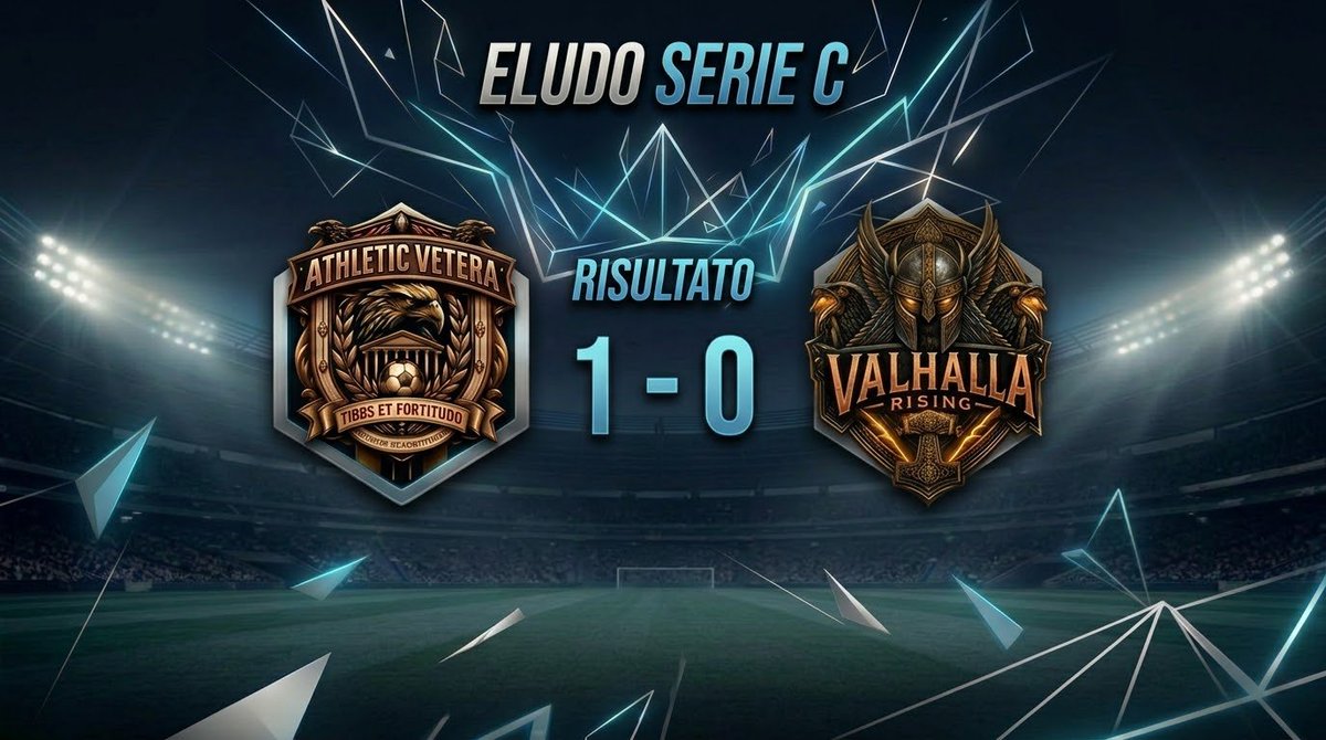 Atl_Vetera's tweet photo. Eludo Serie C 🏆
1° Giornata ✅
Athletic Vetera 1 - 0 Valhalla Rising 

Partiamo con i tre punti, porta inviolata e cinismo davanti! Prestazione figlia della tensione! 

GOL - @Namones_ 
ASSIST - @KoL_Stormkill 

@eLUDO_League @HouseOfProClub @RTPROCLUBSEU 
@RT_Proclub https://t.co/uaylJ8xJmu