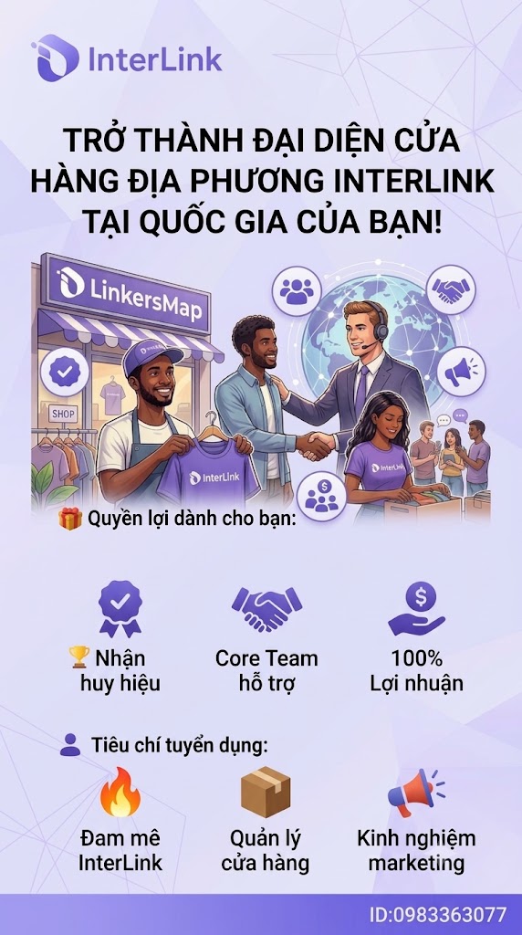 CSTVNKTNTY's tweet photo. Chúng tôi đang tìm kiếm những cá nhân đầy nhiệt huyết và có tinh thần khởi nghiệp để thành lập cũng như quản lý các InterLink Local Store trên @LinkersMap tại nhiều quốc gia khác nhau.
#InterLink #ITLG #ITL https://t.co/m6126H9iZl