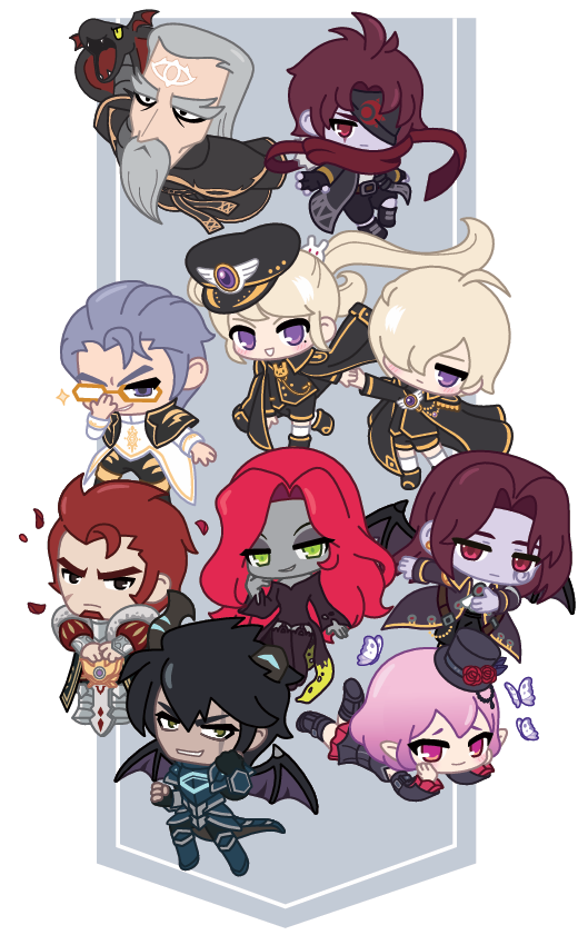 MapleStoryM_JP's tweet photo. 真・ヒルラ実装記念！軍団長SDイラストを大公開ぷるる✨
みんなの推し軍団長は誰…？👀

#メイプルM #メイプルストーリーM #軍団長 #真ヒルラ https://t.co/S9AWEpRJBg