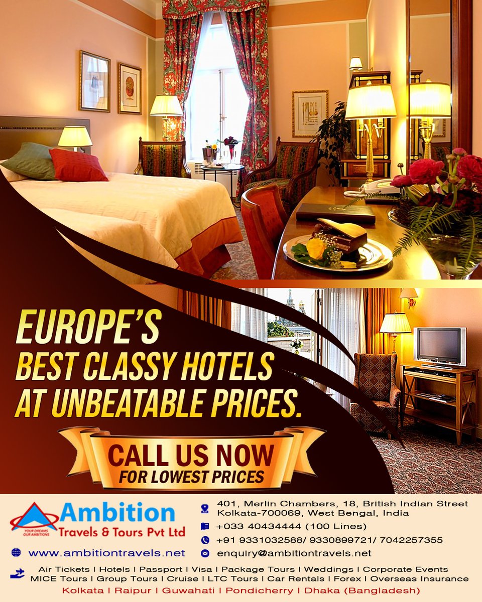 jphantom20's tweet photo. Explore Europe with unbeatable hotel rates. Call today to secure the best deals and start planning your next adventure. https://t.co/2FocX04Oxk