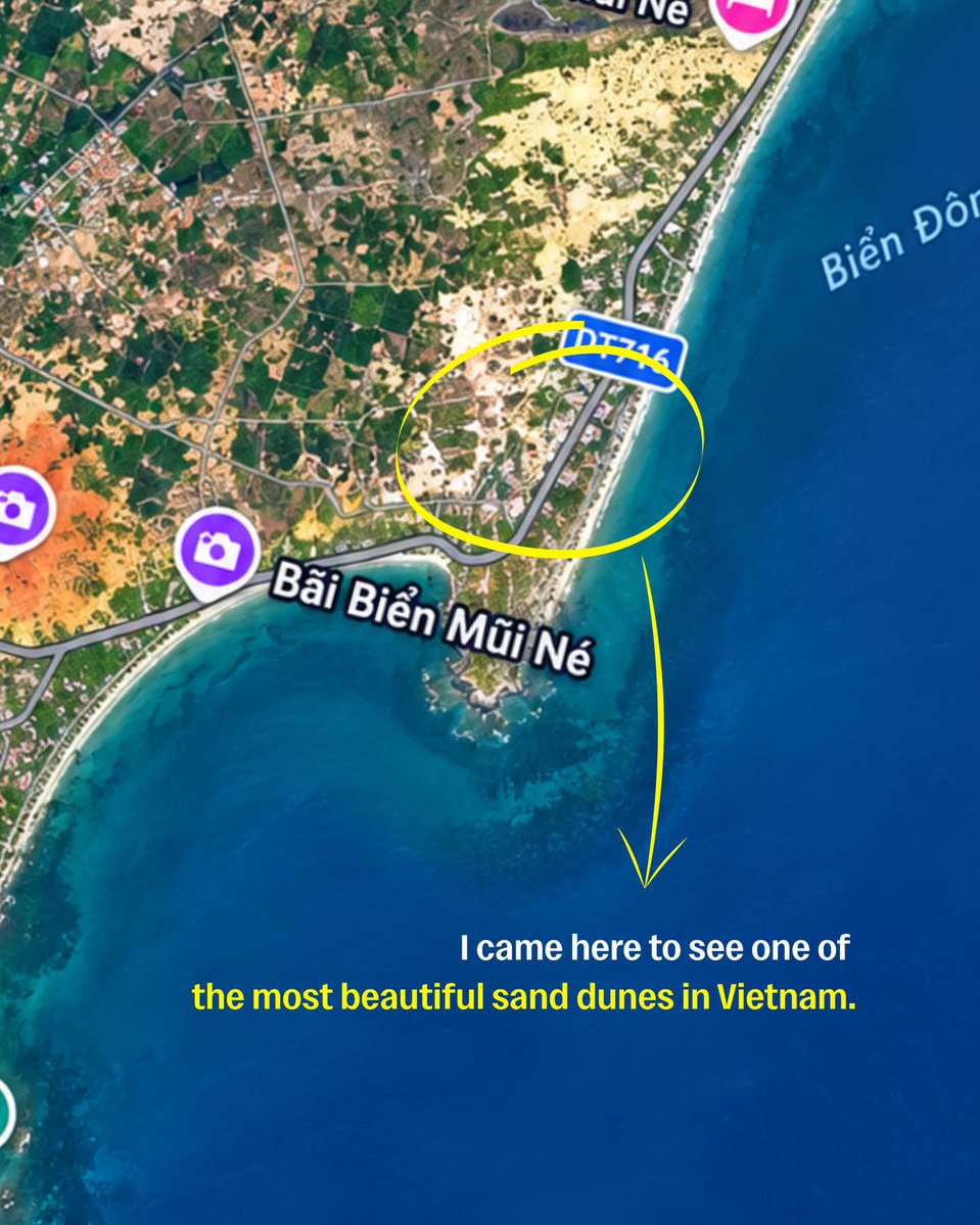 YarlaVitor1's tweet photo. I came here to see one of the most beautiful sand dunes in Vietnam. https://t.co/wcFITTiUze