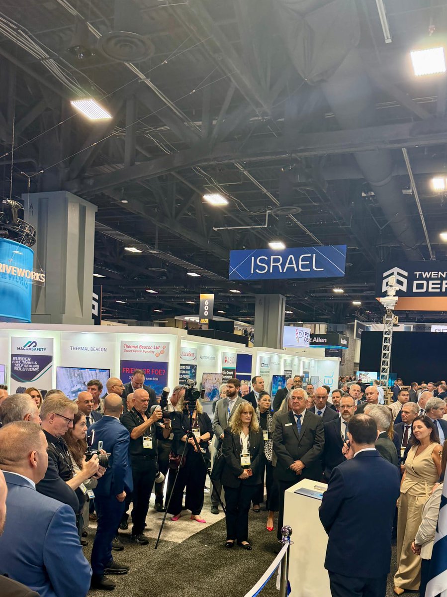 Israel_MOD's tweet photo. Amid Record Defense Exports, Israel Brings Combat-Proven Technology to AUSA 2026 🇮🇱🇺🇸

IMOD is leading a delegation of 19 Israeli companies under its National Pavilion this week in Washington, D.C. 

Read More: https://t.co/MuA9IZ5KtS https://t.co/pAP1Ux7JIi