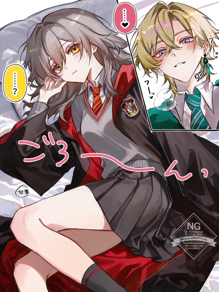 sw_chestnut's tweet photo. アベ星でハリポタパロ②🪄 #Avenstelle https://t.co/bxeqXQ70gc