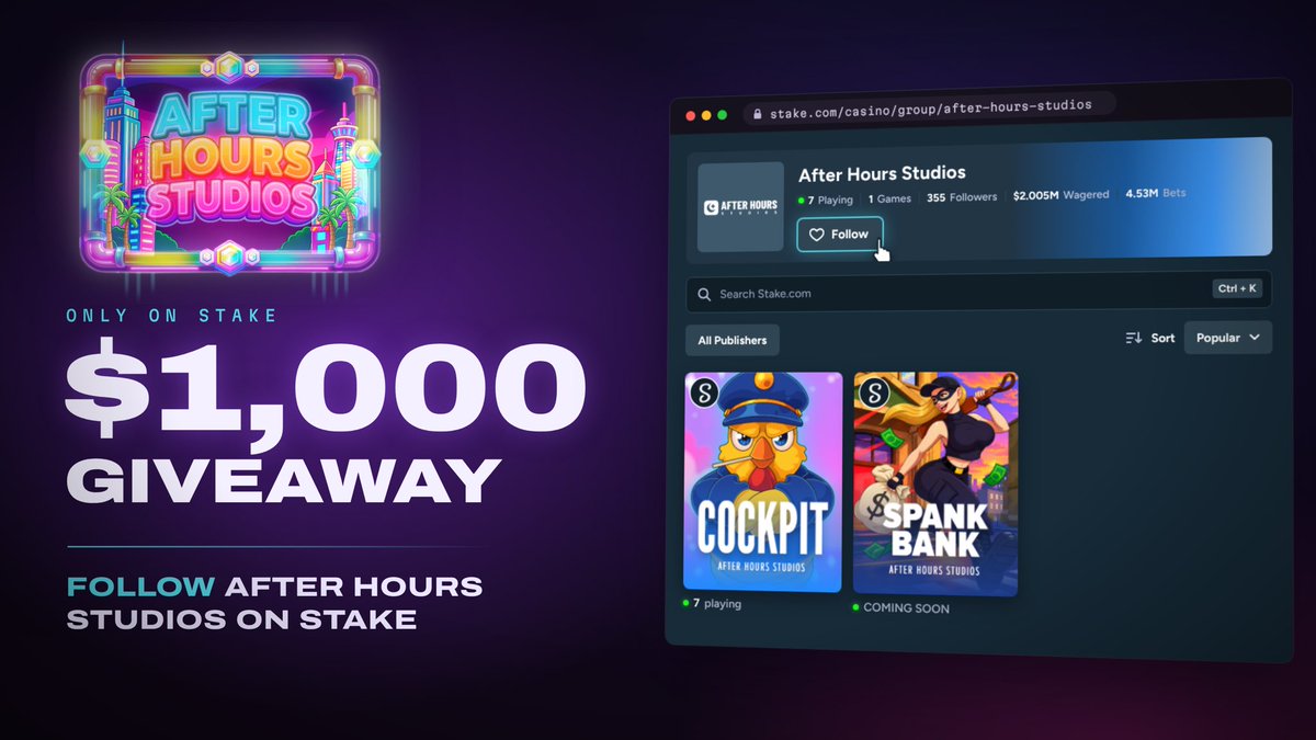 SchneckyIRL's tweet photo. 🎰 $1,000 GIVEAWAY (10X WINNERS) 🎰

🏦 Spank Bank by @AfterHoursSlots is NOW LIVE 🎰

✅ Follow on Stake: https://t.co/wEHRTOs1AY

👇Like/RT + Proof/Stake Username Below! https://t.co/7W0dGbM1eK