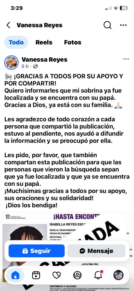 Alatristesh's tweet photo. @Arentme_ Me metí a buscar los nombres al padron de personas desaparecidas y di con el folio y al meterlo aparecían como encontradas despues di con una publicación de su familia supongo era un perfil que se quería hacer viral y lo logro pero eliminaba los folios https://t.co/cVS5bDGirv