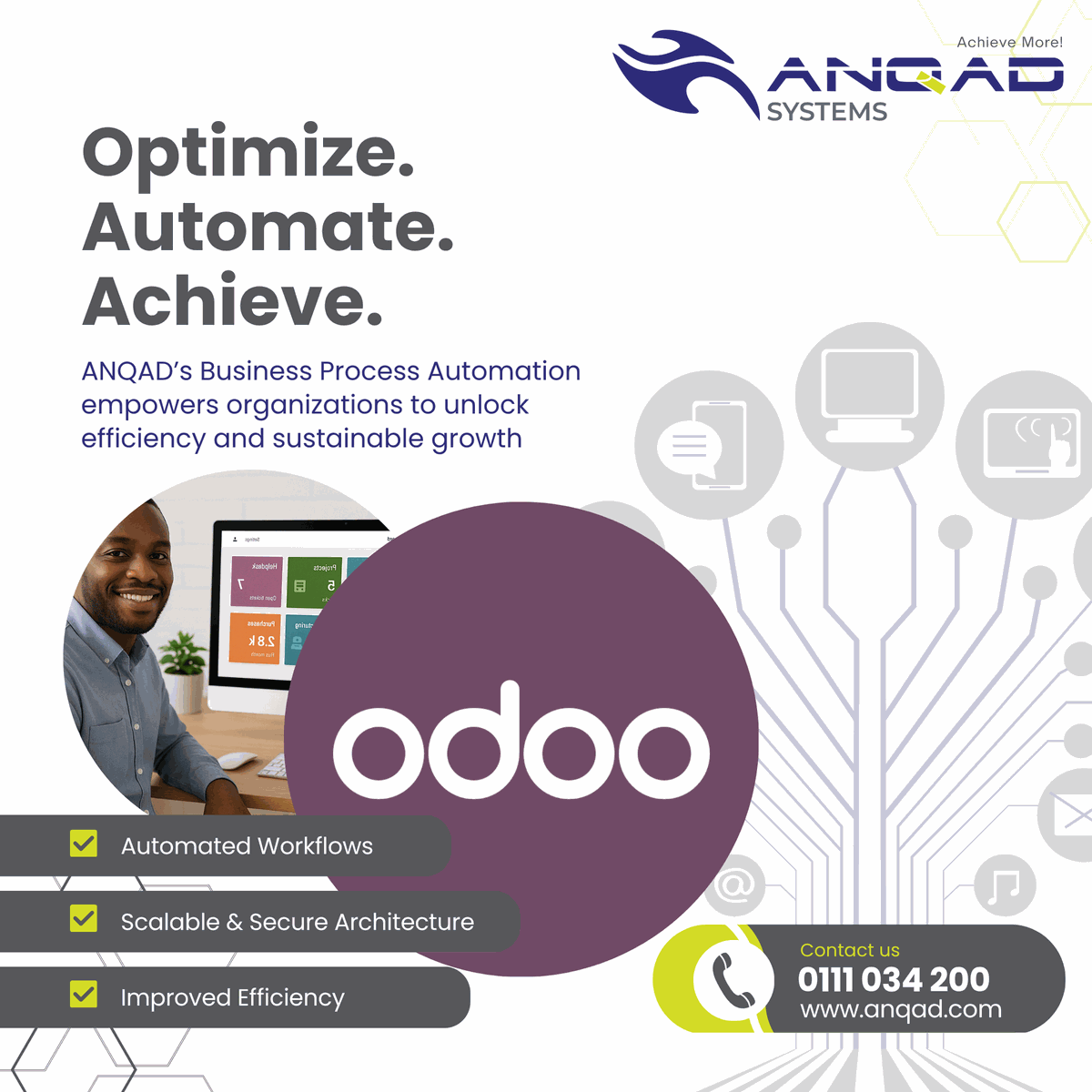 anqad_sl's tweet photo. ✅ Cut the clutter
✅ Automate the grind
✅ Own your success with ANQAD’s Business Process Automation 🚀

📞 +254 111 034 200
🌐 https://t.co/glBaCErmB5 https://t.co/e4GP7meJSX