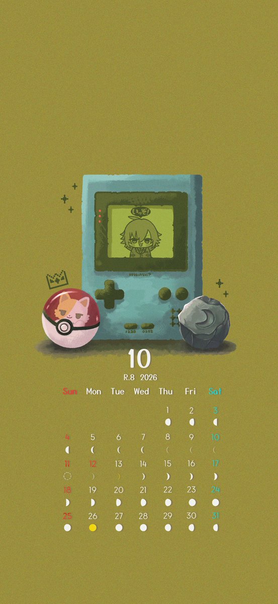 888wawo's tweet photo. (大変遅くなりましたが)
10月の待ち受けカレンダーです🎮

※使用される場合はロック画面等、個人利用の範囲でお使いください
#絵画コウ https://t.co/7McSaQ3X0f