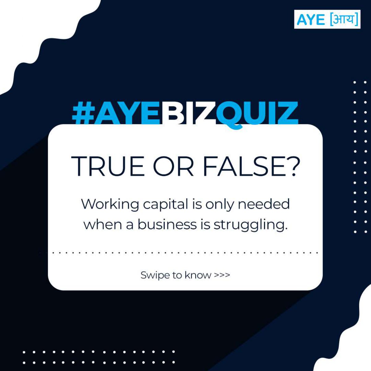 ayefinance's tweet photo. Working capital isn’t just about keeping a business afloat. It’s about keeping it moving.

From managing inventory and everyday expenses to taking on the next opportunity, right working capital can help businesses stay ready for growth.

Know your numbers. Know your next move. https://t.co/NNqO8vmUXT