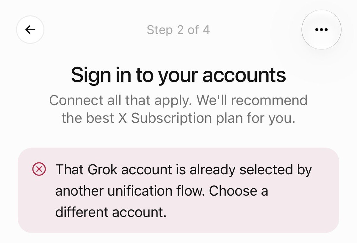 ibrahimuzun's tweet photo. @fatih @bot @cursor_ai @X I got this error, how I manage the account connections? https://t.co/xT7Soof9lw