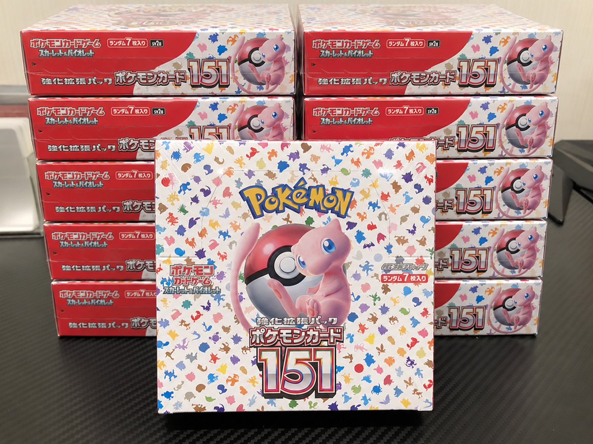 TRLtcg's tweet photo. ポケモンカード151 BOX✨プレゼント企画 🎁

抽選で1名様に
「ポケモンカード151 1BOX」をプレゼント🎊

▼応募方法
✅ @TRLtcg をフォロー
✅このポストをRP &拡散協力

11/1(日) 23:59締め切り〆
11/2 〜当選発表予定〜

サイトにてポケカオリパも販売中です✨
https://t.co/oqoMcIMjLn

#プレゼント企画 #トレカタートル #ポケモン30周年
#ポケモンカード