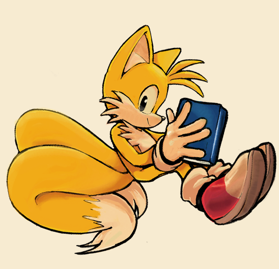 genesishero_'s tweet photo. Tails with Blue Book 
#tailsthefox #SonicTheHedgehog #sonicfanart https://t.co/ea2T7rUAew