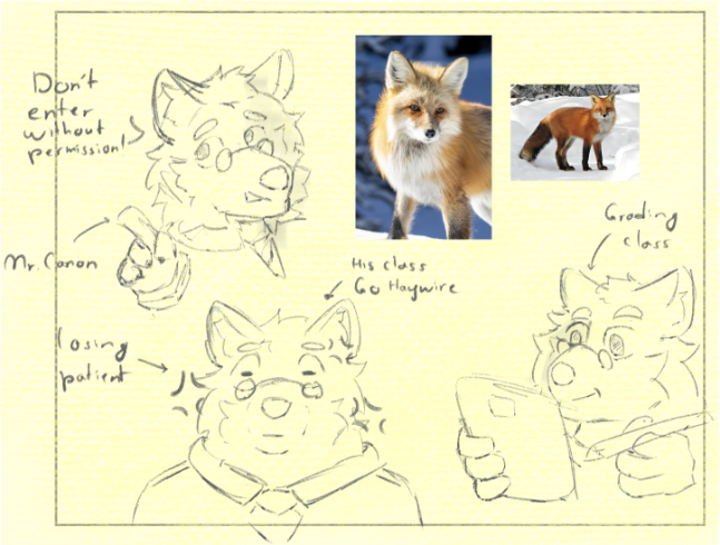 tekkenlars2's tweet photo. practice and introducing Mr. Canon 
A fox teacher!!🦊
Loves teaching 👨‍🏫
Can't handle troubling student 💢💢
Great at grading (he like it!)
say hi to him https://t.co/KlKWj2SWE9