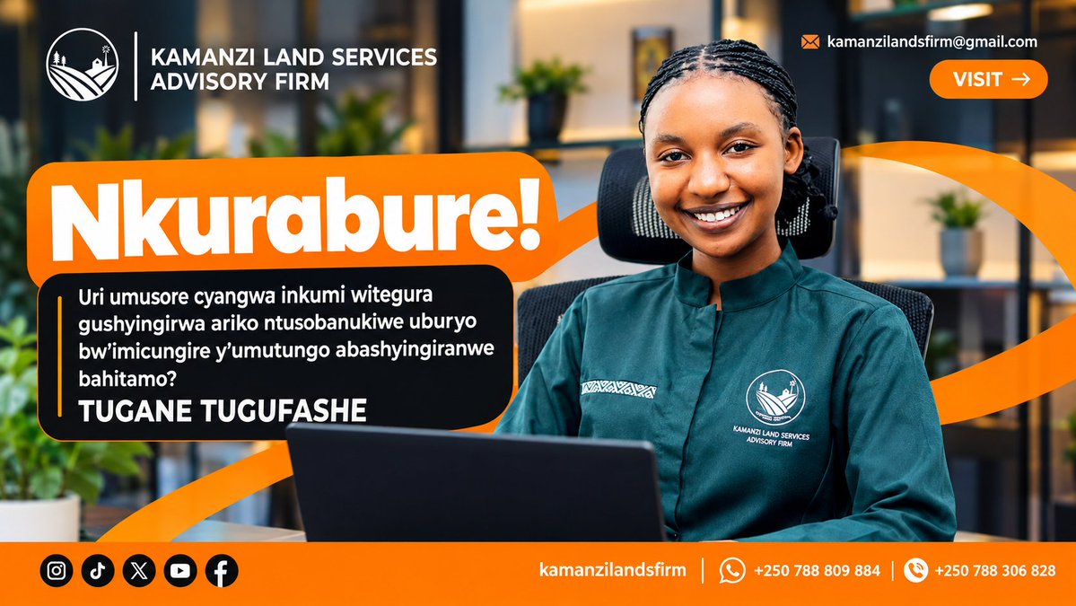 kevinmade85's tweet photo. 💍 Ugiye kurushinga? Banza umenye neza uburyo bwo gucunga umutungo wanyu. 

Kamanzi Lands Firm turakugira inama! 🤝

📞 +250 788 809 884

#Rwanda #Nkurabure https://t.co/f5eUB2d4py