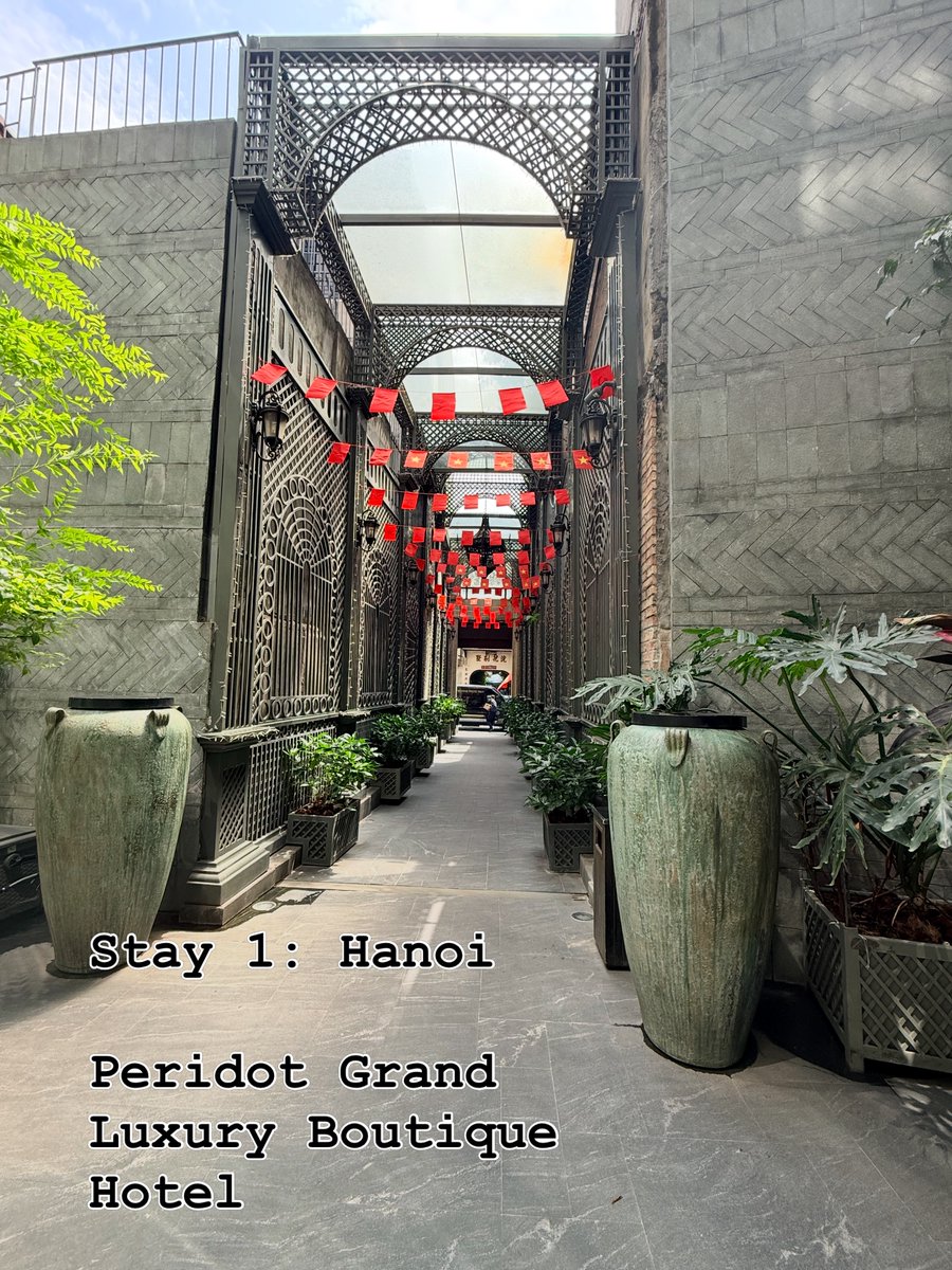 MarileneDeus's tweet photo. Peridot Grand made our Hanoi stay memorable. Grand entrance, beautiful rooftop bar, helpful staff, and an unbeatable walkable location near Train Street, Café 1990, King Roti, and banh mi spots. Comfortable stay and highly recommended. https://t.co/xO9WZcm4mj