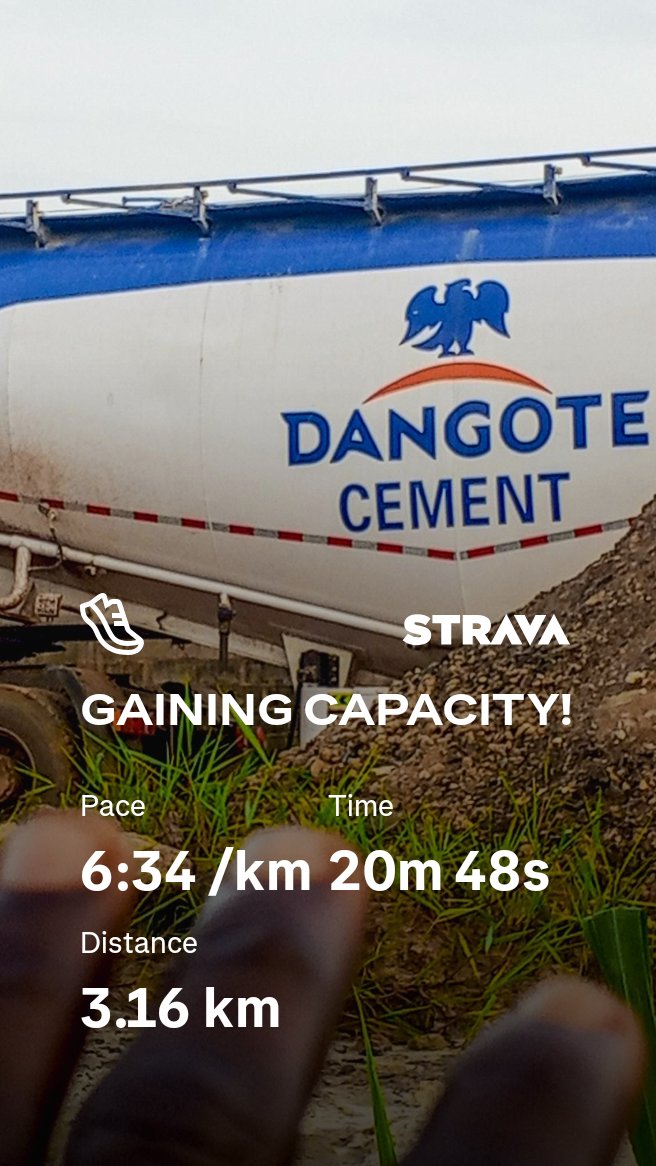 BlakkManIdoko's tweet photo. Life Hack: T30 Devotion x STRAVA = spiritual, physical & mental growth. Wicked combo! ЁЯШотАНЁЯТиЁЯФе
Fellow shareholders, spotted our truck at a construction site today.
The boys are working. Our CEO is doing well. ЁЯЩВтАНтЖФя╕П
Walk with me ЁЯз╡ЁЯСЗЁЯП╜
#Triumph30
#DayOneOrOneDay
#ShowingUpWithStrava https://t.co/LHLkHycoxi