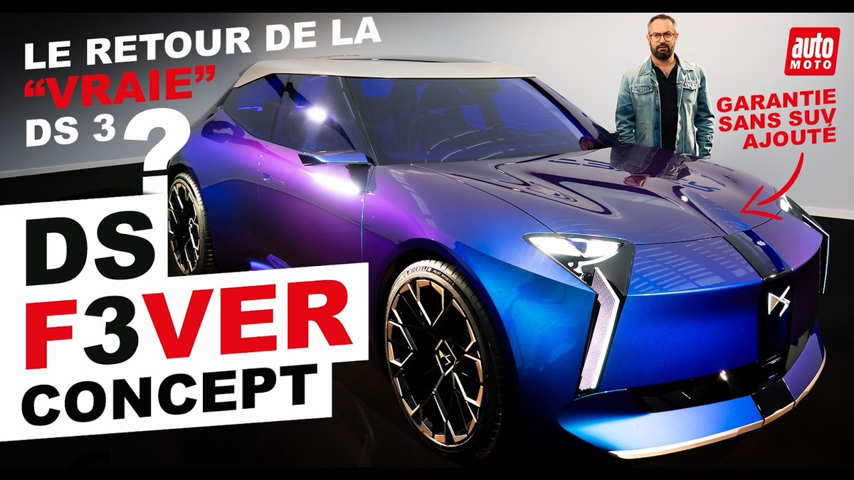 dmeance's tweet photo. DS F3ver | Premier contact avec le concept-car de la future DS N°3 https://t.co/fJbgxypOFP via @YouTube @AutoMotoOffi
@ds_automobiles #DSAutomobiles #DS #F3ver #Fever #DSF3ver #DSFever #Citadine #Coupé #Electrique #ConceptCar #Présentation #VoitureElectrique #BEV #EV #VE https://t.co/S9UDAKwkWl