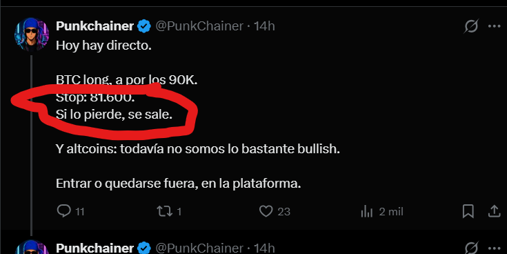garcis_vlc's tweet photo. @CryptoSoldierNR @PunkChainer La operacion de BTC se va al SL, pero dice que BCH le dio la razon.... https://t.co/bKWgwLUyuA