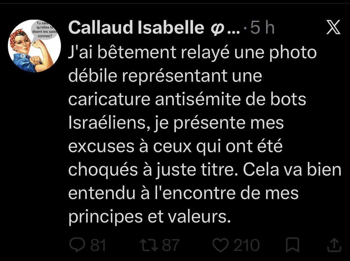 EddySardou's tweet photo. Drame en 2 actes.
Traduction : « J’ai posté une caricature antisémite, mais comme je me suis fait choper, je présente mes excuses. »

À partir de combien de « résiduel » peut-on dire que ça devient habituel chez LFI ? https://t.co/sQXwAXHuRY
