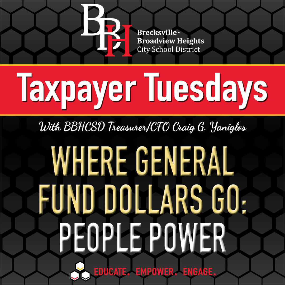 bbhcsd's tweet photo. About 87¢ of every BBHCSD operating dollar pays people: teachers, aides, counselors, custodians, bus drivers. Our administrative cost per pupil is the second lowest of 31 Cuyahoga County districts. This week's #TaxpayerTuesday breaks down the spend.

https://t.co/011XbD4Zzt https://t.co/YJVyVUnHGn