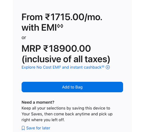 stufflistings's tweet photo. Apple HomePod mini 2 India pricing: ₹18,900.

Available in White, Pink, Blue, Green and Midnight.

Preorders are live. Available from October 30. https://t.co/gNUnYNqTiQ