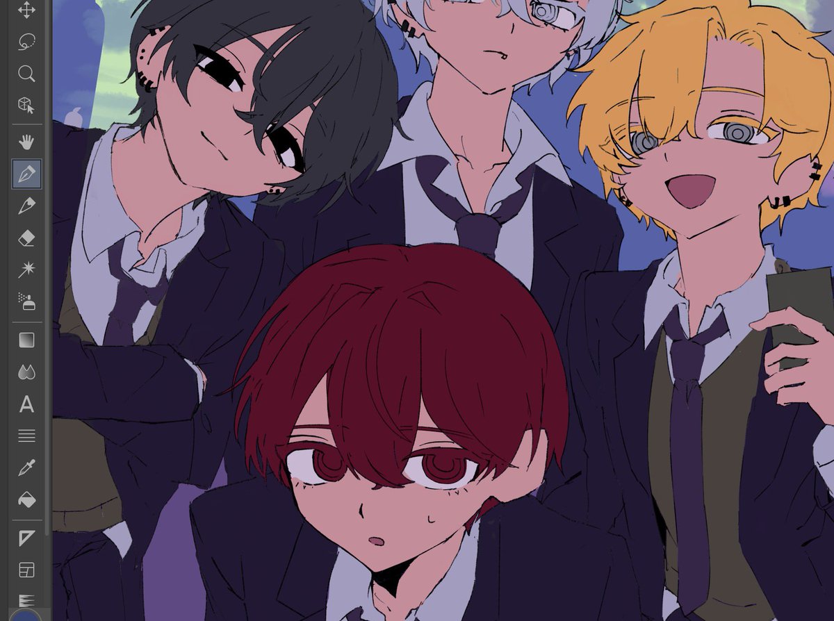HanaHitothu's tweet photo. 四飼…wip 🚪👁️ ﾊﾟﾛです https://t.co/KBB62SW5Yt