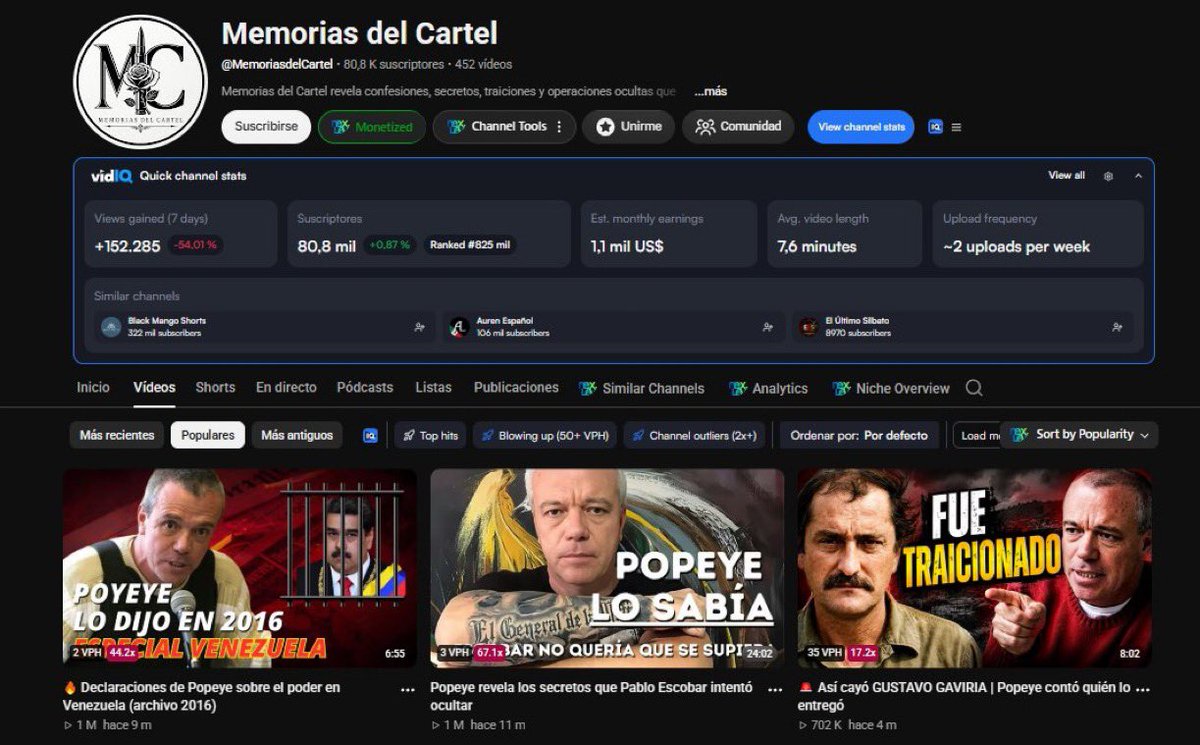 YouTubeAuti1w0's tweet photo. 💰 A YouTube channel listed for €5,500.

Plot twist? 👀
1.25M views generated just €448 in September. 😳

80.8K subscribers.
450+ videos.
One surprising lesson about YouTube RPM. 🚀

Comment “CARTEL” for the full breakdown.
(Follow so I can DM you). https://t.co/RjWupJsqXB