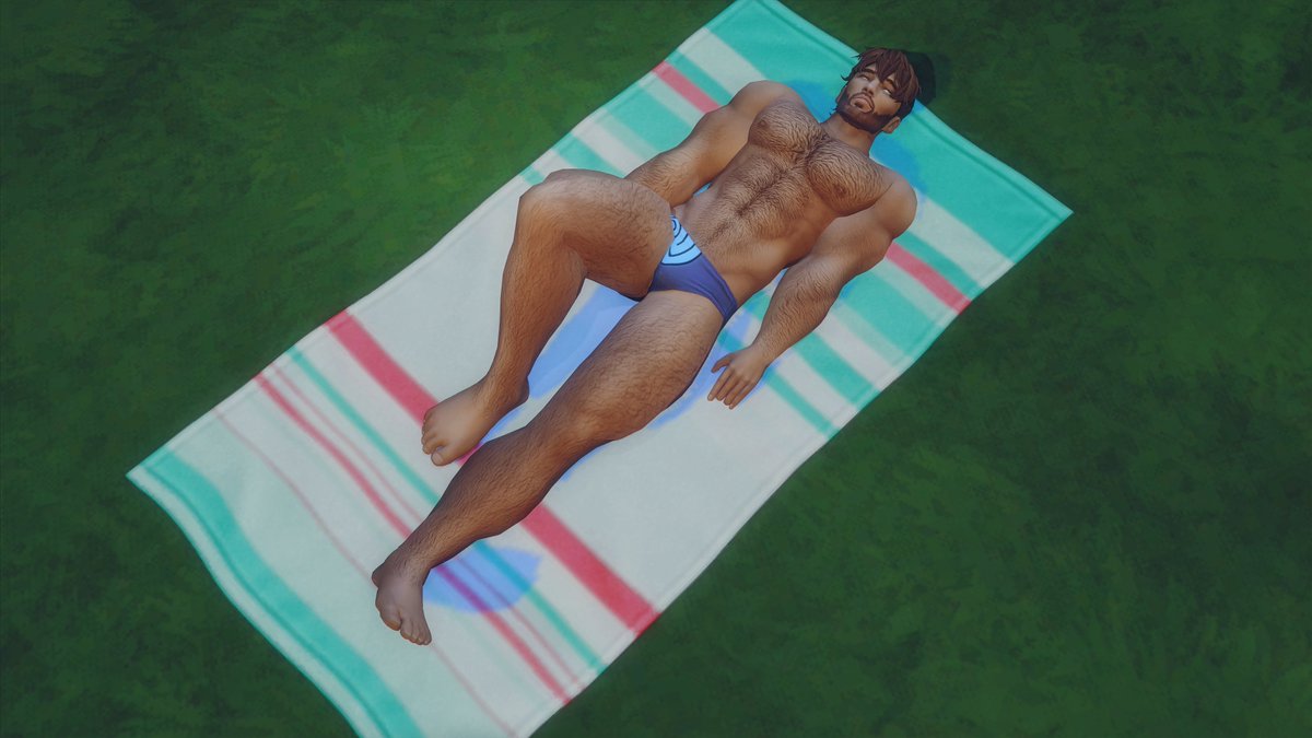 grimfenris's tweet photo. Bo getting a tan :) #Sims4 https://t.co/yxlZjAzmgR