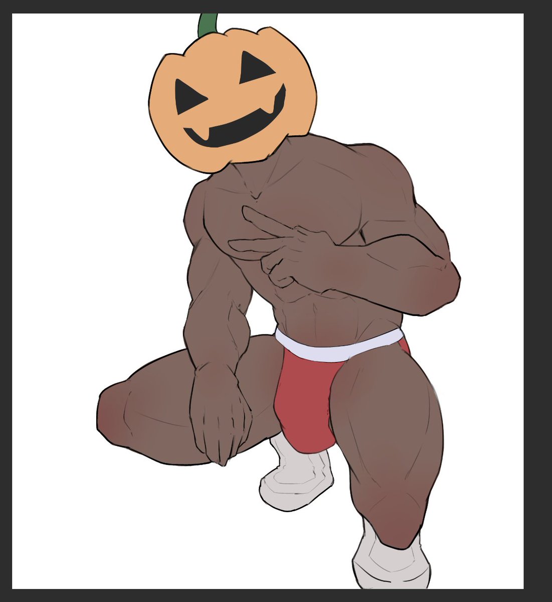 kuuziryu's tweet photo. have a bara man for my anatomy practice https://t.co/dvP9lqK87v