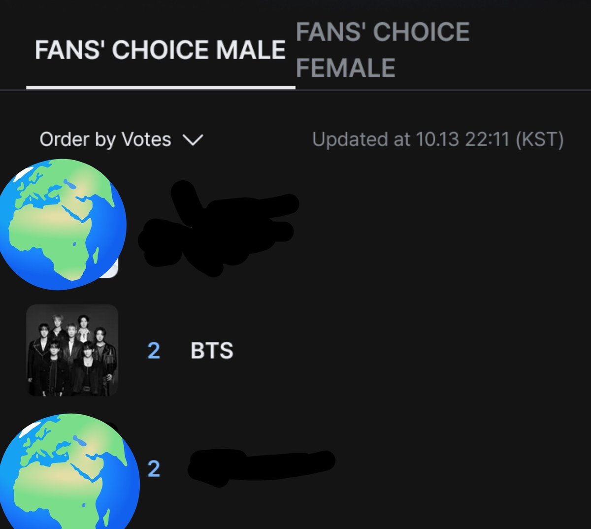 ughmane's tweet photo. CAST THOSE VOTES FOR BTS! SPREAD THE WORD AROUND TO OTHER ARMYS ON OTHER PLATFORMS! https://t.co/Ehf21o39wy