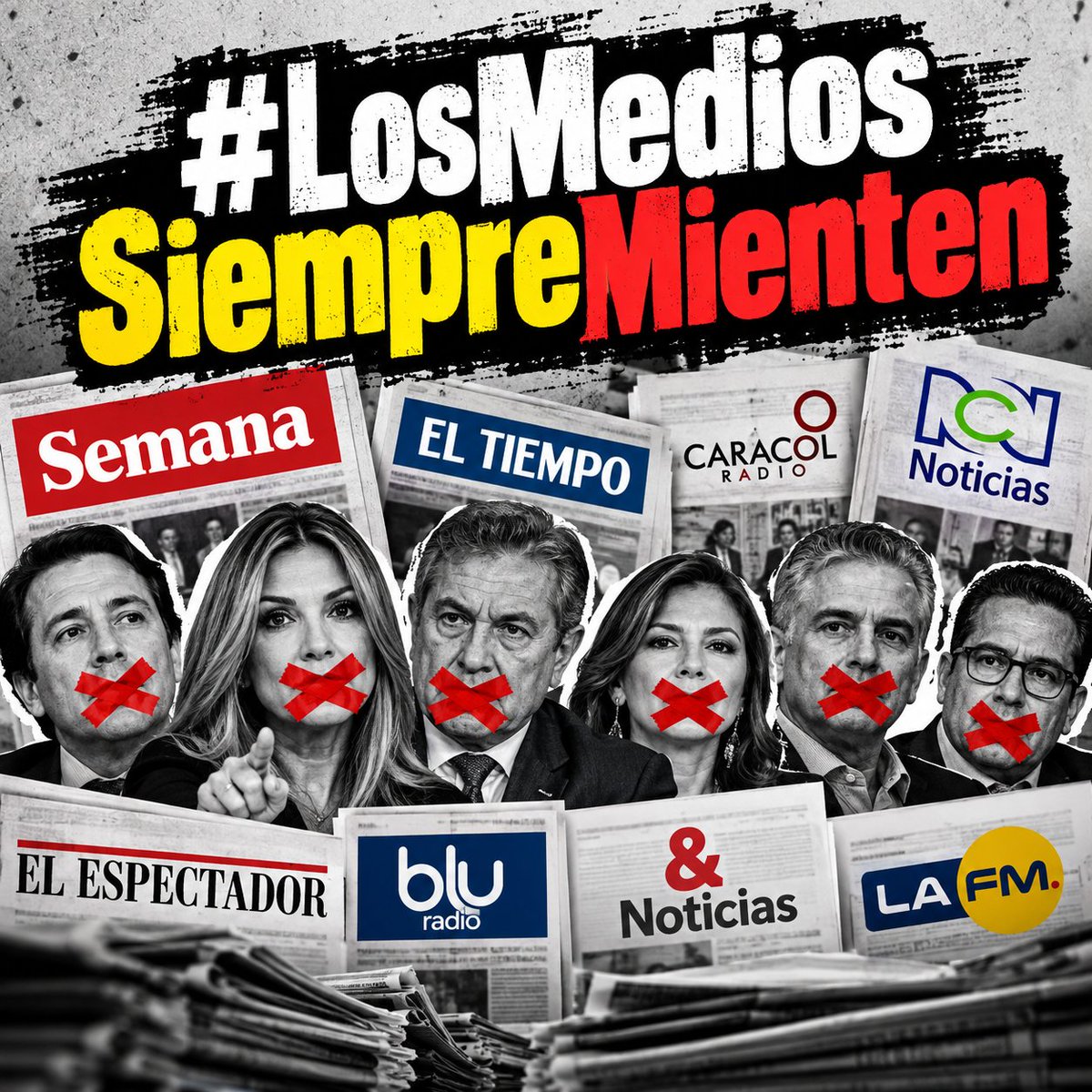 Mafalda_2020_'s tweet photo. #LosMediosSiempreMienten
¿Desde cuándo una acusación publicada en un medio equivale a una condena?
En el caso de @petrogustavo y su familia hay preguntas que merecen respuestas: ¿qué señalamientos están comprobados?, ¿qué documentos los respaldan?, ¿qué parte corresponde únicamente a testimonios?
Porque una cosa es investigar y otra muy distinta es presentar sospechas como verdades.
Y que nadie se equivoque: exigir pruebas no es atacar la libertad de prensa. Es exigir responsabilidad a quienes informan.