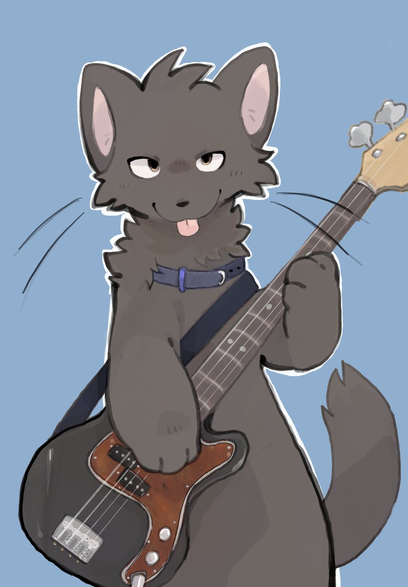 tinntira's tweet photo. Sable Bassist 🎸 https://t.co/hCSBixq708