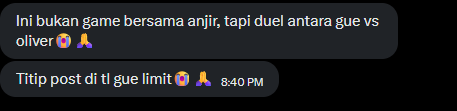 cupsdew's tweet photo. KATA KATA DARI KIPER 1 ALIAS JIO KEPADA @cupsmark https://t.co/yas7D25W65
